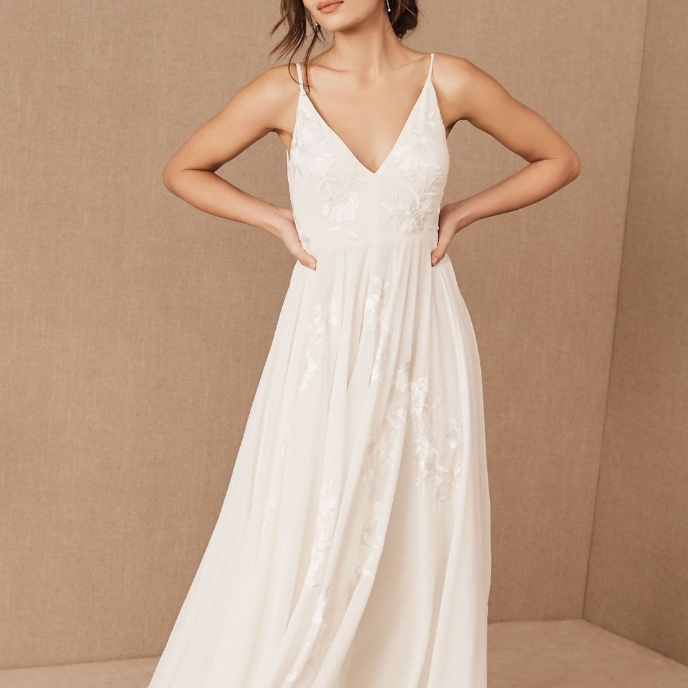 BHLDN Bonaire Dreams of You Wedding Gown Size 0 - Picture 3 of 16